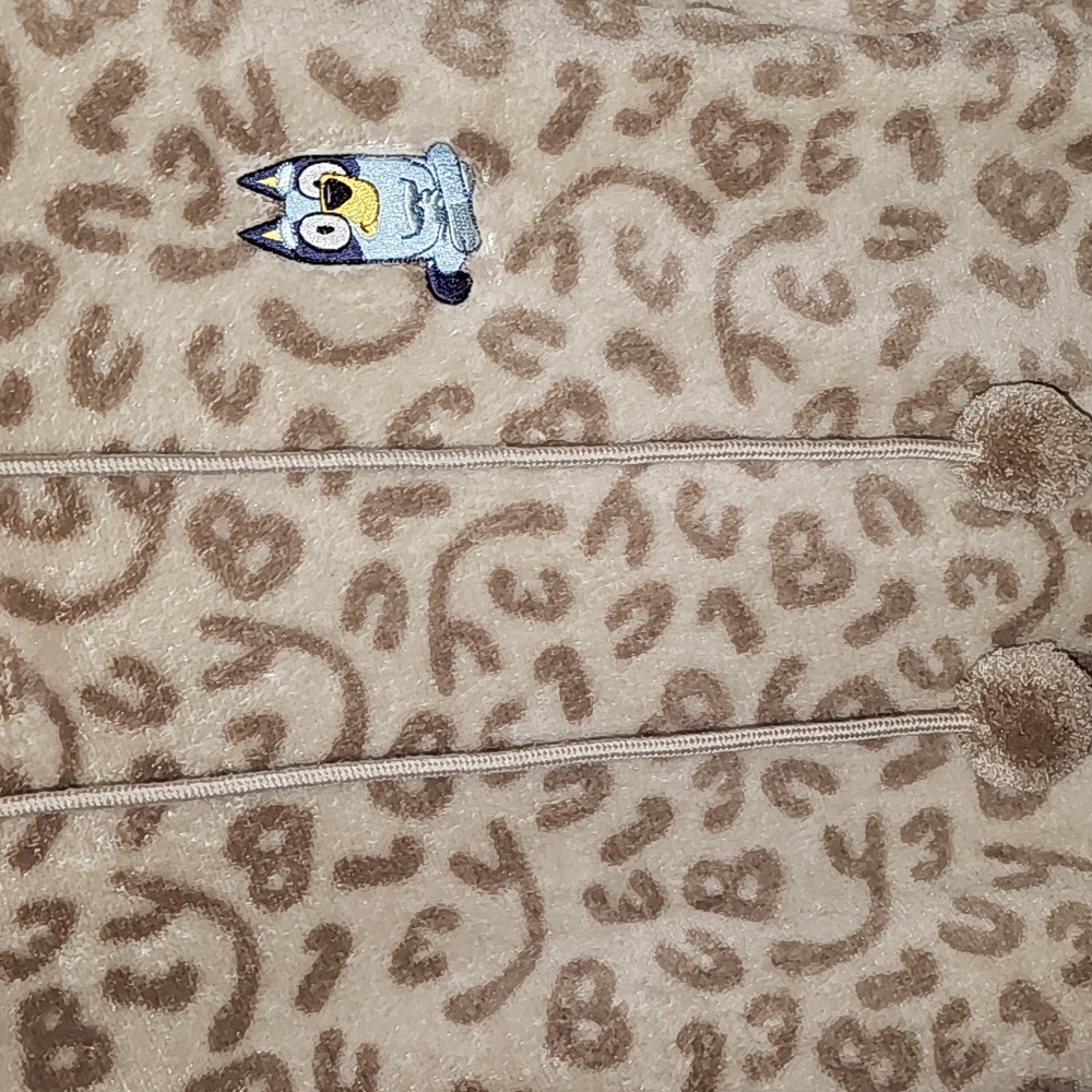 Leopard Print Fleece Hoodie Size M - Picture 4 of 11